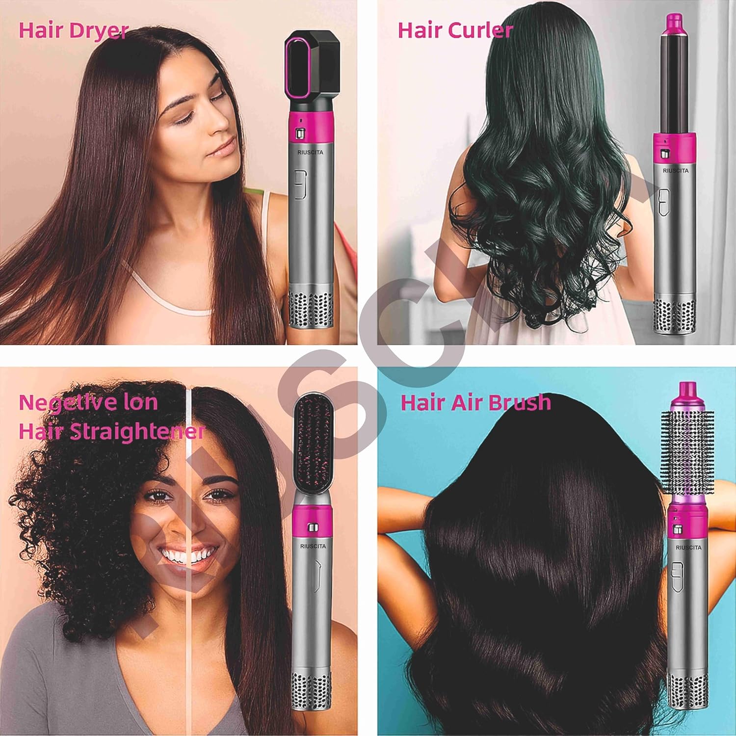 🔥 AirGlam™ 5-in-1 Frizz Hair Styler – Best Seller! ✨ 70% OFF Today 🛍️